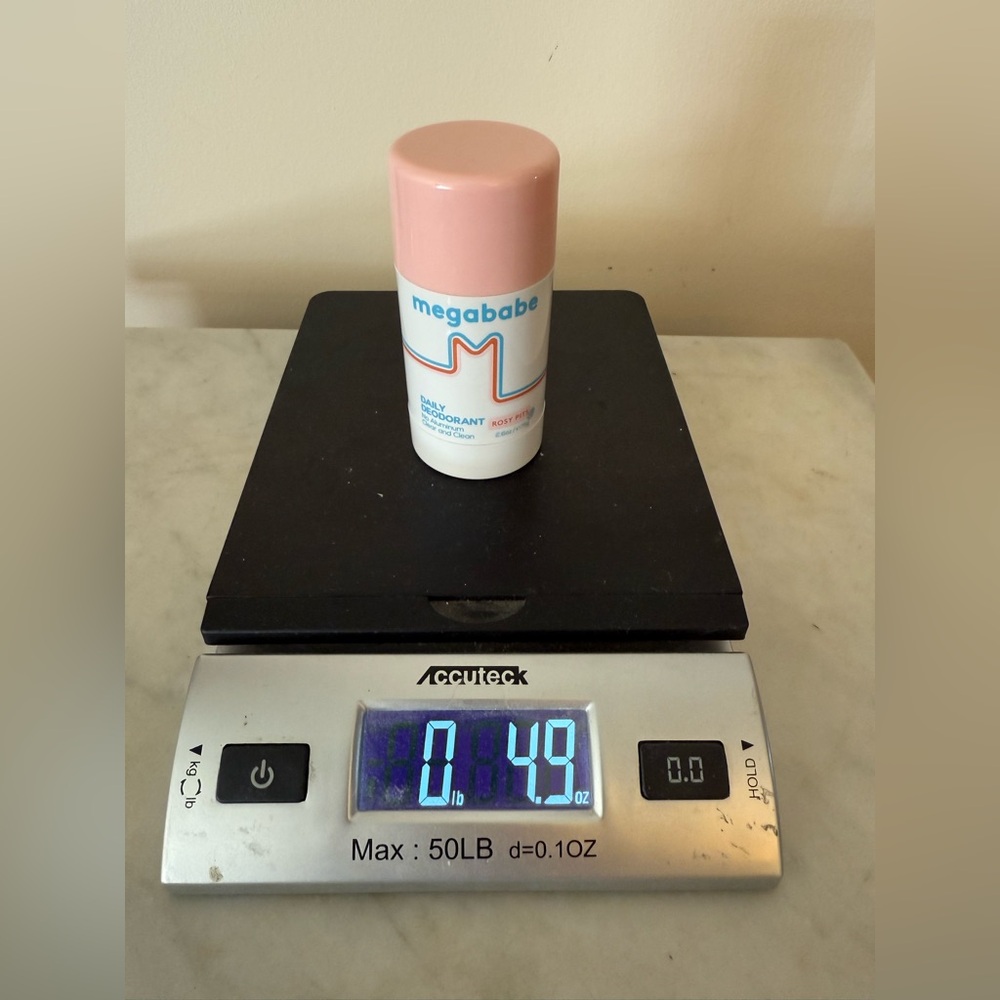 Megababe Rosy Pits Daily Deodorant Stick No Aluminum Clear and Clean 2.6 oz NEW